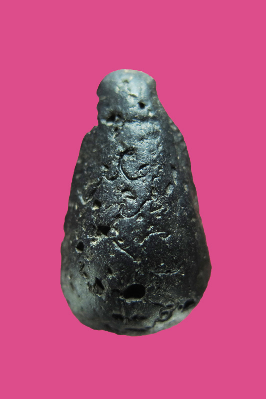 พระเนื้อดิน พิมพ์อู่ทอง หลังจาร เก่าจัด