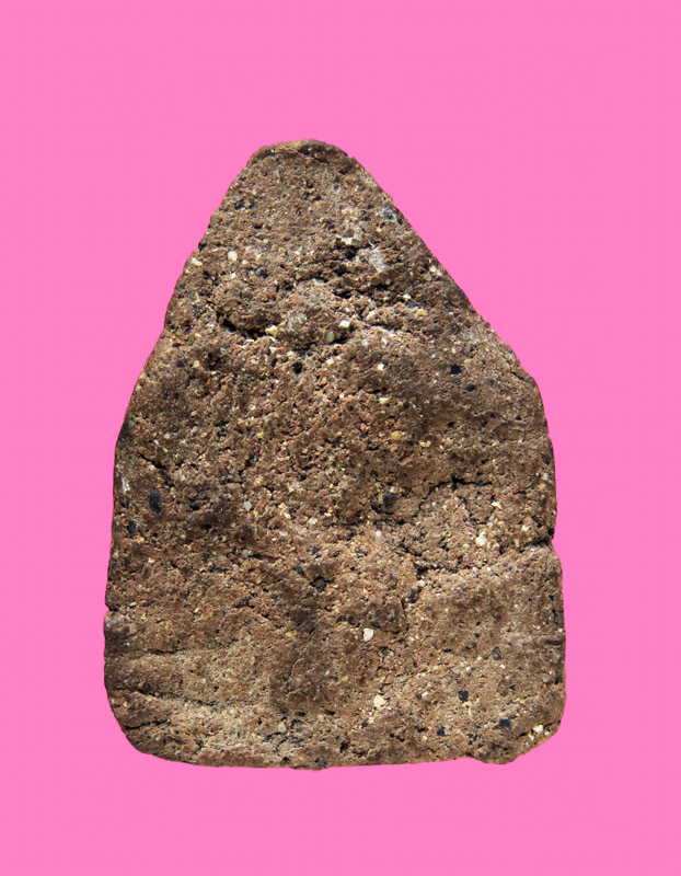 พระพิมพ์ห้าเหลี่ยม เนื้อว่าน เก่า ฐานบัวเม็ด