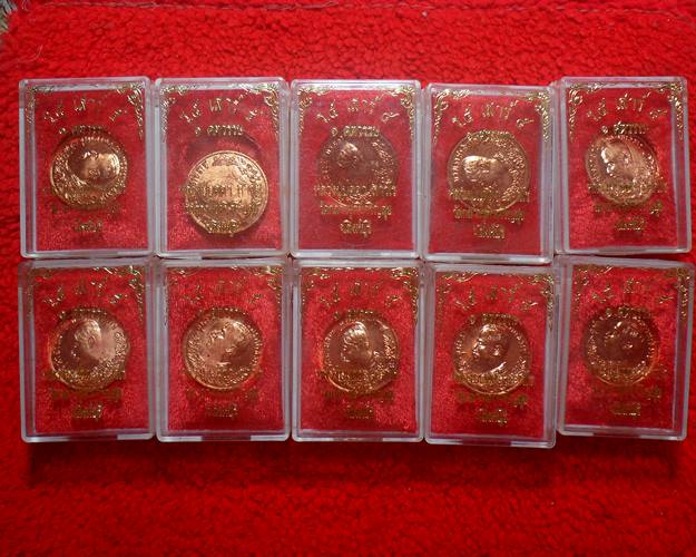 เหรียญ หลวงปู่บุดดา ถาวโรวัดกลางชูศรีเจริญสุข สิงห์บุรี 10องค์ พระที่หลวงปู่ดู่ วัดสะแกยังยกย่องท่าน