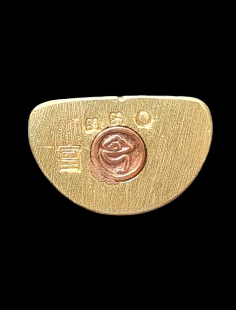 พระกริ่งเล็ก ลพ.สำเร็จศักดิ์สิทธิ์ รุ่นรวยปลดหนี้ ๖๔..กะไหล่ทองลงยาเขียว # ๓๓๐..วัดตลิ่งชัน สระบุรี