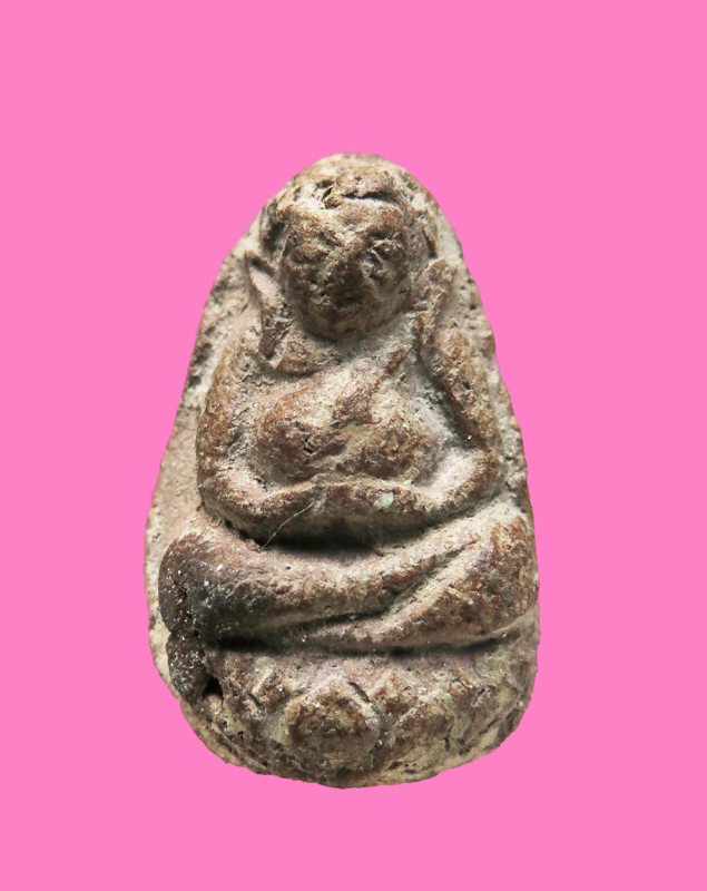 พระสังกัจจาย ฐานบัว เนื้อดิน