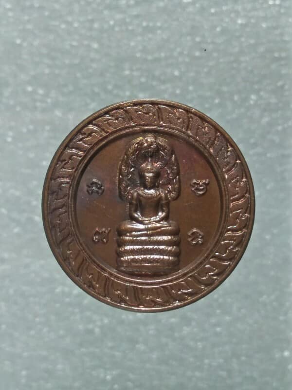 เหรียญกลมหลวงปู่ทวด หลังพระนาคปรก 