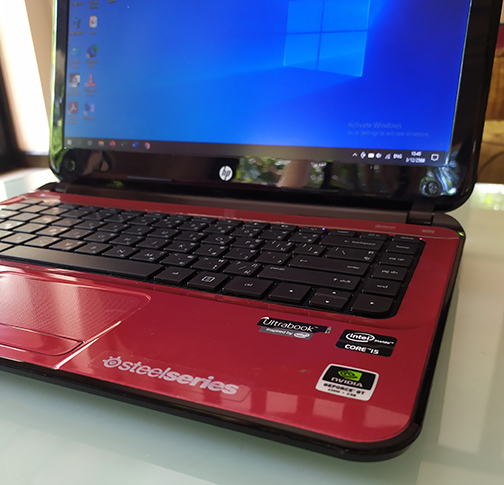 ราคา 23,900 มาขายแค่เพียง 5,xxx. โน๊ตบุ๊ค HP Pavilion Steelseries Ultrabook บาง เบา