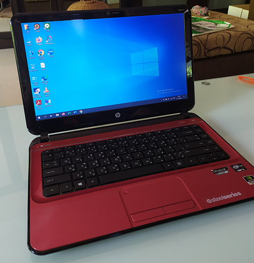 ราคา 23,900 มาขายแค่เพียง 5,xxx. โน๊ตบุ๊ค HP Pavilion Steelseries Ultrabook บาง เบา