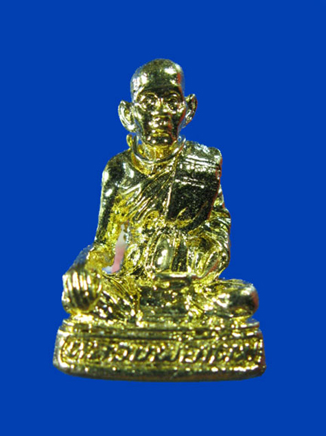 $ รูปเหมือน หลวงพ่อเติม วัดบ้านอ้อ จ.อยุธยา กะไหล่ทอง ซองเดิม สวยกริ๊ป เคาะเดียว ๕ องค์