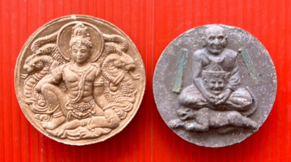 เคาะเดียวแดง รับพระ 2 องค์ จตุคามรามเทพ รุ่น โคตรเศรษฐีมีกำไร ขนาด 5 CM.