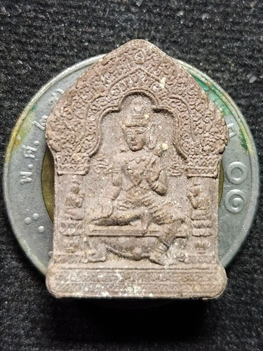  วัดถ้ำแฝด จ.กาญจนบุรี  พระขุนแผนเจ้าทรัพย์ ผงเหล็กไหล 2542