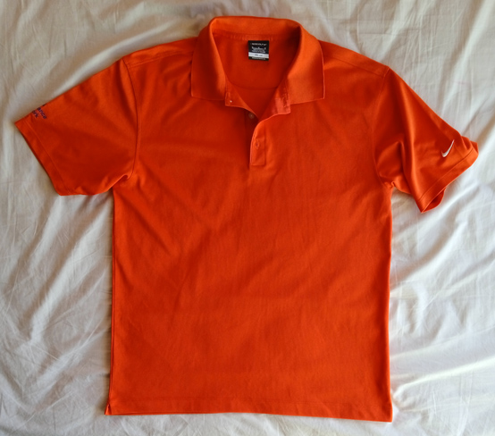 เสื้อ NIKE ของแท้ สีส้ม สวยๆ XL คนไทย + พิเศษแถมฟรี UNIQLO สีเทาให้อีก1ตัว