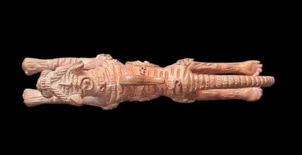 เคาะแรกแดง...เสือยันต์กลับ รุ่น ๗...เนื้อทองแดง พิมพ์ใหญ่ ...หลวงปู่แย้ม วัดตะเคียน จ.นนทบุรี