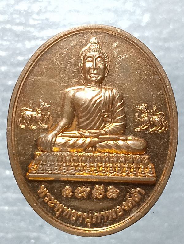 เหรียญพระพุทธานุภาพองค์ดำ ปัจฉิมาวาส ภูสิงห์ กาฬสินธุ์ 