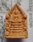 พระพุทธเจริญทรัพย์ หลวงปู่มหาศิลา สิริจันโท เนื้อว่านดอกทองฝังตะกรุดทองแดง 1 ดอกโรยผงงาช้างด้านหลัง