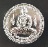เหรียญครูบาศรีวิชัย วัดพระมหาชินธาคุเจ้าดอยตุง อ.แม่สาย จ.เชียงราย รุ่นบูรณะพระธาตุ เนื้อกะไหล่เงิน 