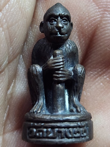 วัดบางวัว ฉะิลิงจับหลัก หลวงพ่อดิ่ง  รุ่นเสาร์5 ปี2553