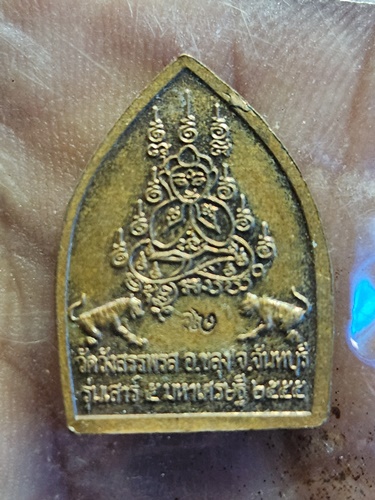 วัดวังสรรพรส จันทบุรี เหรียญหลวงพ่อคง  เสาร์ ๕ มหาเศรษฐี ปี2555