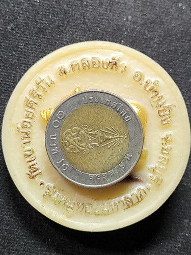 วัดเขาน้อยคีรีวัน ชลบุรี จันทร์ลอย หลวงพ่อโทน กันตสีโล  บารมี84 รุ่นหมูทองมหาลาภ เนื้อเรซิ่น 