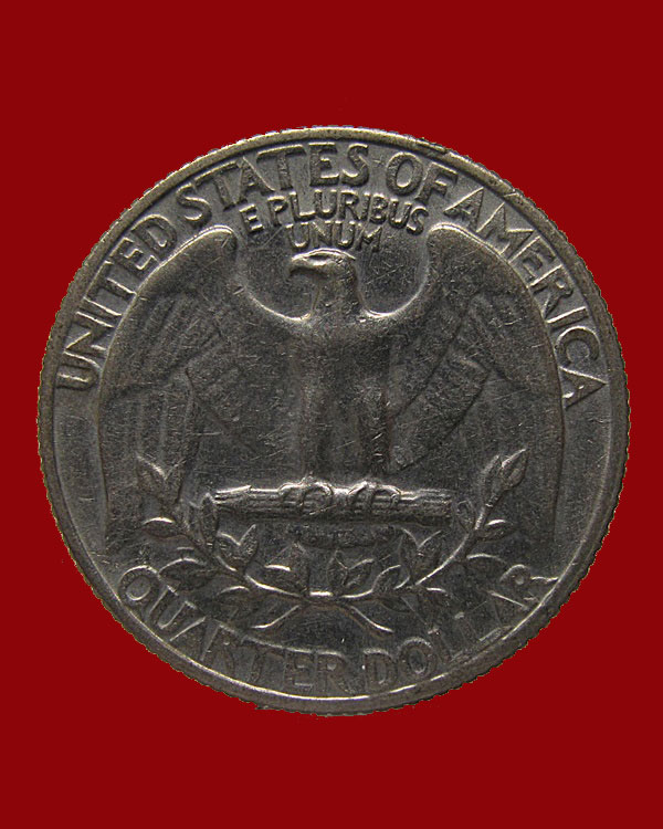 เหรียญ LIBERTY UNITED STATES OF AMERICA E PLURIBUS UNUM QUARTER DOLLAR IN GOD WE TRUST 1967