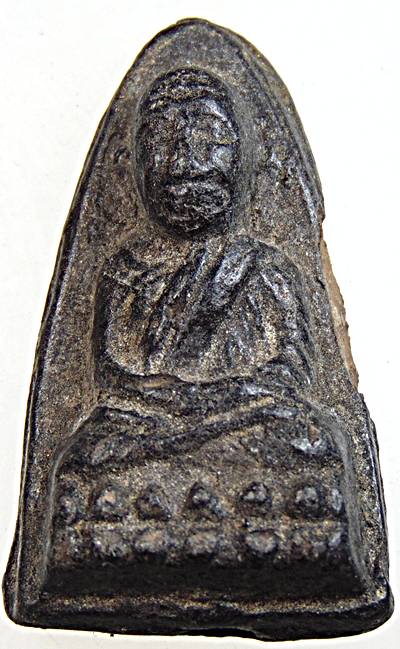 หลวงปู่ทวดเนื้อดินเผา วัดช้างให้ ปี 2513 (ผสมผงว่านหลวงปู่ทวด ปี2497) สร้างโดยพระครูใบฎีกาขาว