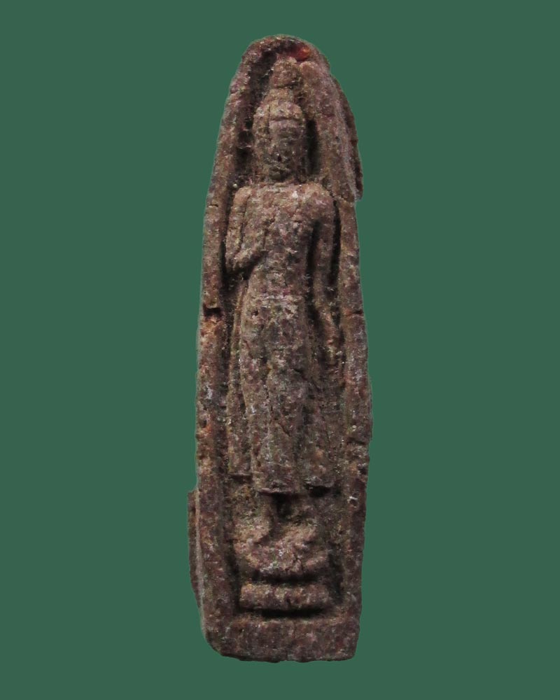 พระลีลา หลวงพ่อบุญเทียม วัดลาดหลุมแก้ว จ ปทุมธานี(หลังยันต์ตรีนิสิงเห)
