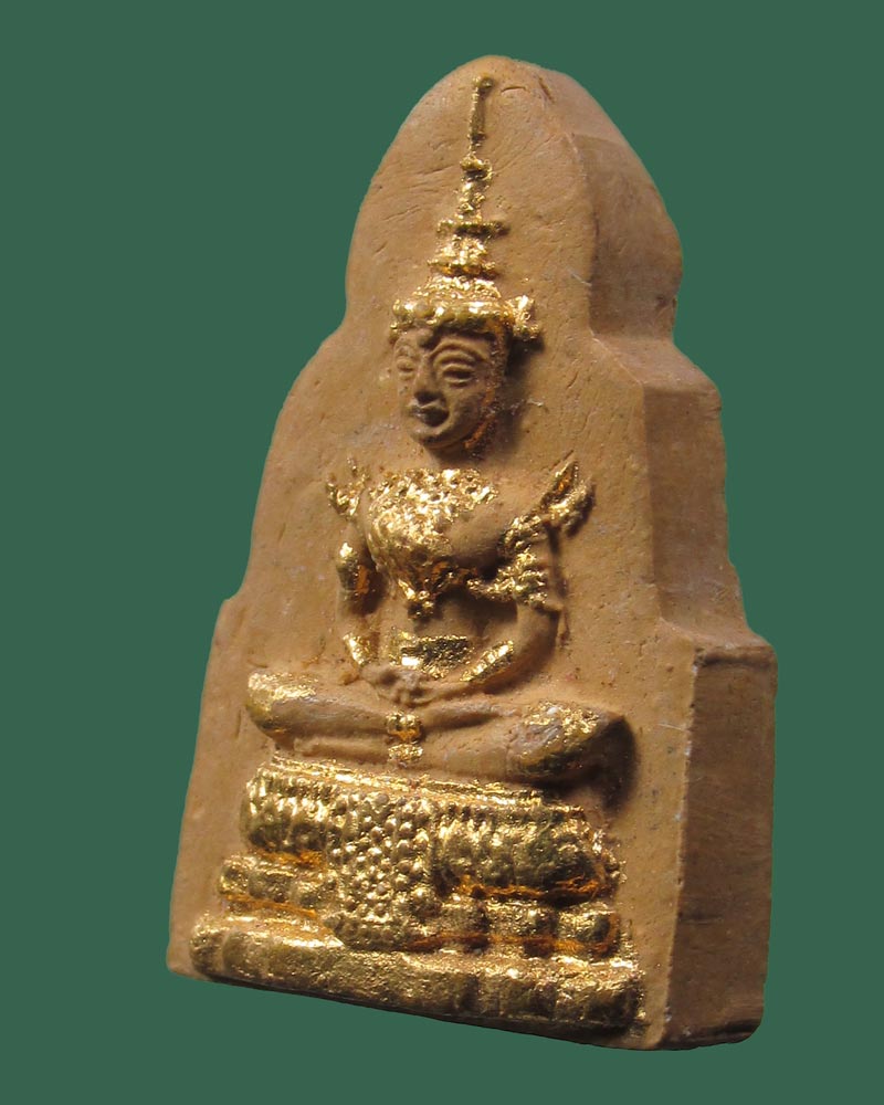 พระแก้วมรกตหลังหลวงปู่เทียน วัดโบสถ์ ปี2515
