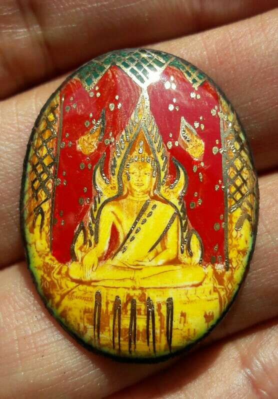 ล็อกเก็ตหลวงพ่อพระพุทธชินราช ปี 2515 พิธีจักรพรรดิ์มหาพุทธาภิเษก 2515 จ.พิษณุโลก เคาะเดียว