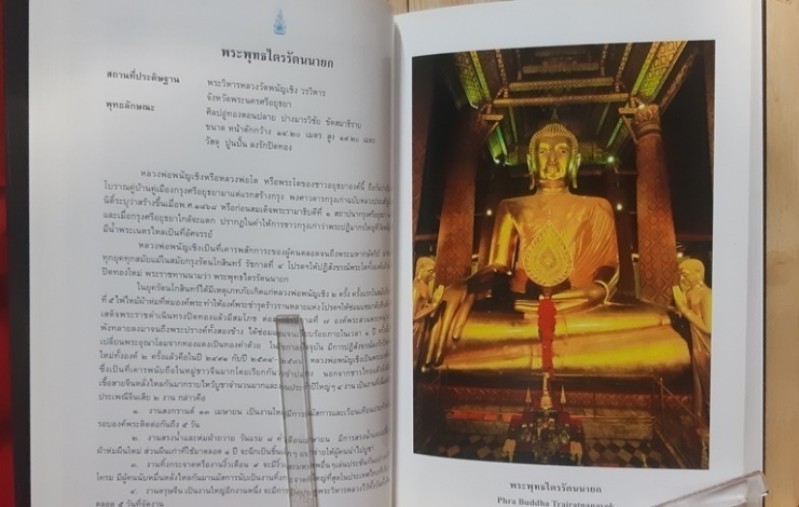 หนังสือ พระพุทธรูป คู่บ้านคู่เ มือง ๒๔๐ หน้า ขนาด ๑๔.๕ x ๒๑ ซ ม.