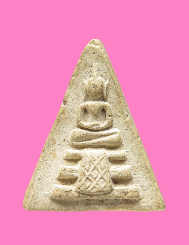 สมเด็จหน้าจั่ว พิมพ์ฐานผ้าทิพย์