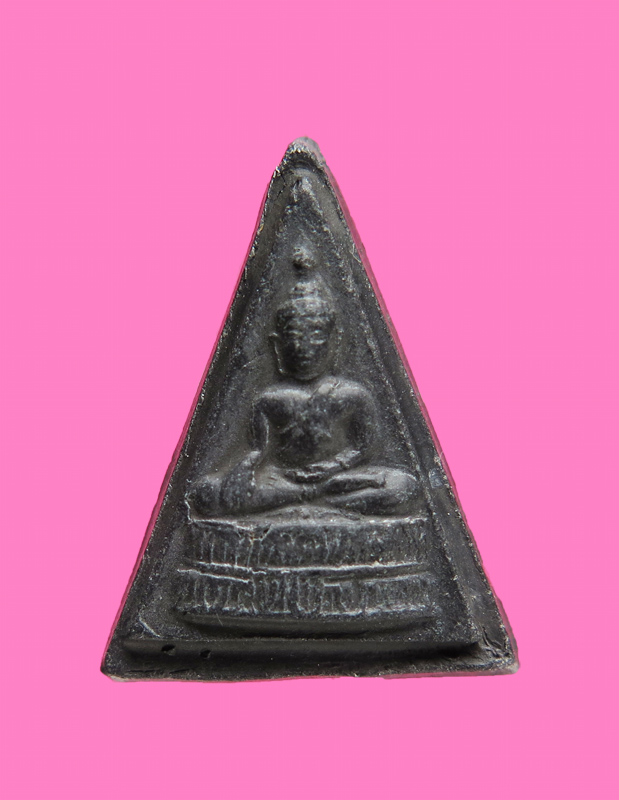 พระพุทธ เนื้อผงใบลาน หลังยันต์ นะทรหด