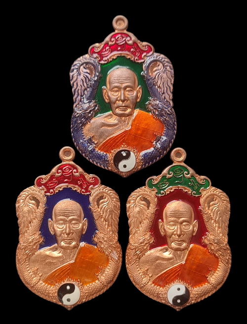 เคาะเดียวปิด..มังกรพันล้าน ๒๕๖๓..ทองแดงลงยา ๓ เหรียญ..ลพ.พัฒน์ วัดห้วยด้วน จ.นครสวรรค์ / ส่ง ems