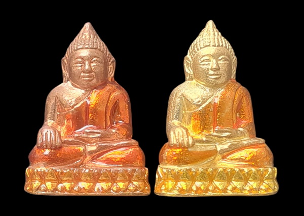 เคาะแรกแดง..พระกริ่งเล็ก ลพ.สำเร็จศักดิ์สิทธิ์..รวม ๒ องค์ กล่องเดิม..วัดตลิ่งชัน สระบุรี / ส่ง ems