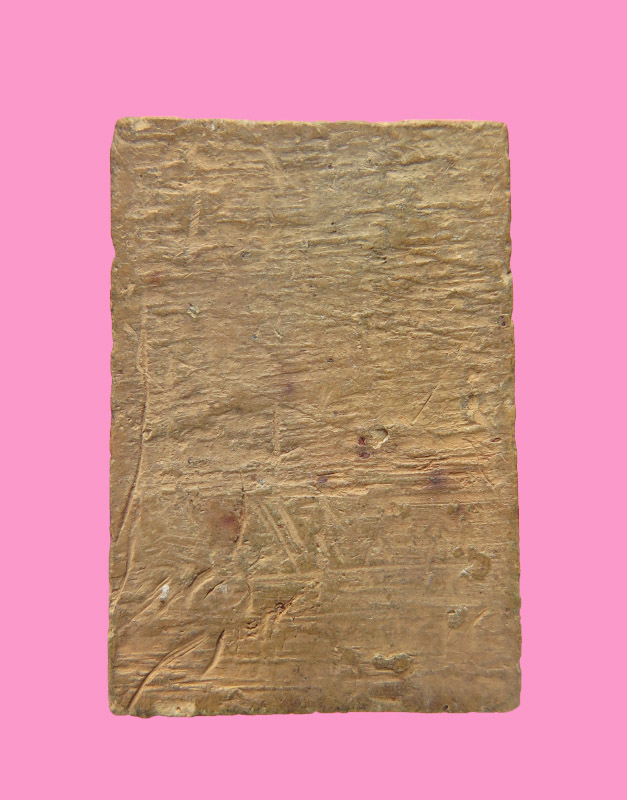 พระเนื้อดินฐานบัวคว่ำบัวหงาย