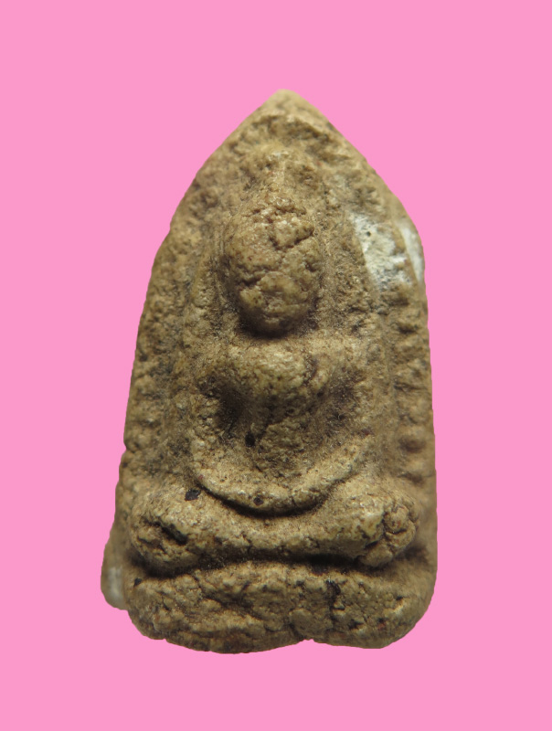 พระร่วงนั่ง เนื้อผง ตัดมือ หนาๆ