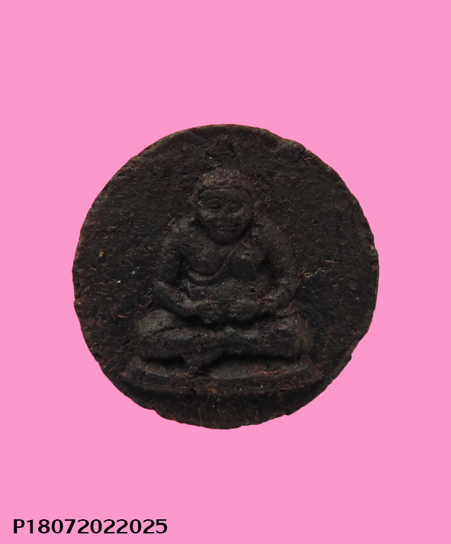 พระสังกัจจายน์ เนื้อผงคลุกรัก หลังยันต์โน๊ต