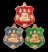 เคาะแรกแดง..พยัคฆ์เจ้าพระยา ๒๕๖๓..ทองแดงผิวไฟลงยา ๓ เหรียญ..ลพ.พัฒน์ วัดห้วยด้วน นครสวรรค์ / ส่ง ems