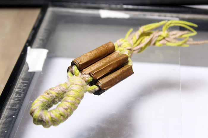 A985ตะกรุดเก้ากุ่มครูบาวัง วัดบ้านเด่น สภาพสวยเดิม