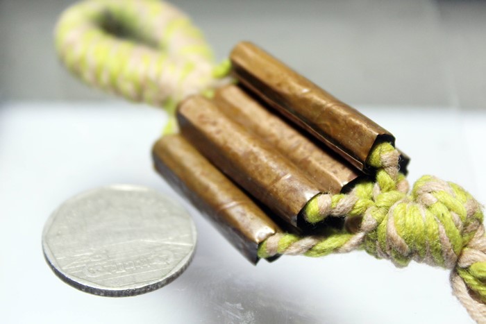 A985ตะกรุดเก้ากุ่มครูบาวัง วัดบ้านเด่น สภาพสวยเดิม