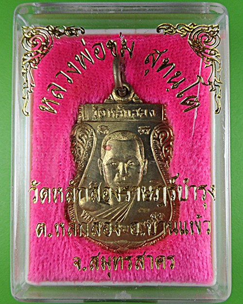 เหรียญรุ่นแรกหลวงพ่อชม วัดหลักสอง สมุทรสาคร .540.