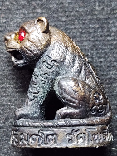 วัดโพธิ์แทน นครนายก เสือตาแดง หลวงพ่อเกิด ก้นติดหนังเสือ