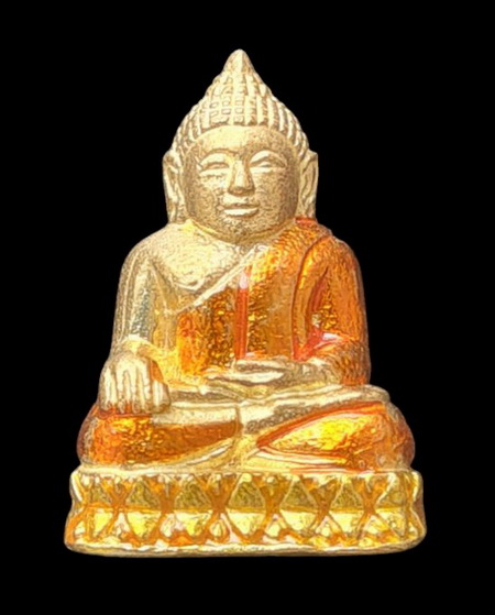 เคาะแรกแดง..กริ่งเล็ก ลพ.สำเร็จศักดิ์สิทธิ์ ๖๔..กะไหล่ทองลงยาเหลือง # ๑๖๙..วัดตลิ่งชัน จ.สระบุรี