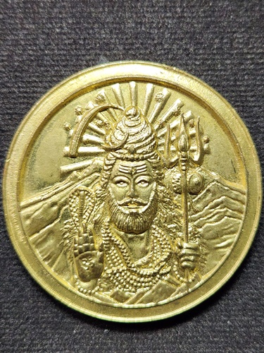 วัดมณีวงศ์ จ นครนายก เหรียญ พรประกาศิตปู่พระศิวะ หลวงพี่ต่อ  ตอกเลข