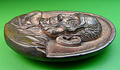 เหรียญหล่อมหาเศรษฐีหลวงพ่อทรง วัดศาลาดิน จ.อ่างทอง .2315.