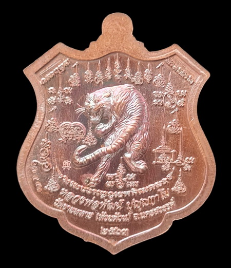 เคาะแรกแดง..พยัคฆ์เจ้าพระยา ๖๓..ทองแดงมันปูลงยาม่วง # ๖๕๕๐..ล.พ.พัฒน์ วัดห้วยด้วน จ.นครสวรรค์ 