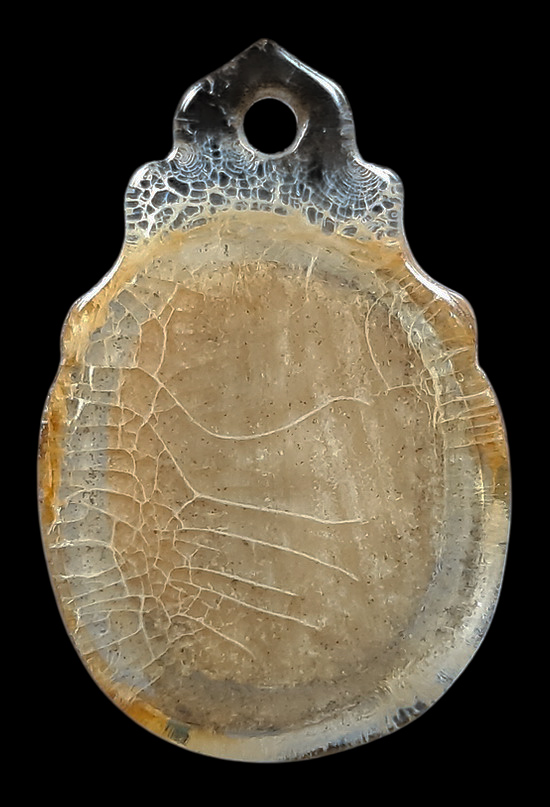 นางกวักงาแกะ เลี่ยมเก่ามาก