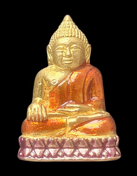 เคาะแรกแดง..กริ่งเล็ก ลพ.สำเร็จศักดิ์สิทธิ์๖๔..กะไหล่ทองลงยาม่วง #๕๑๓..วัดตลิ่งชัน สระบุรี /ส่ง ems