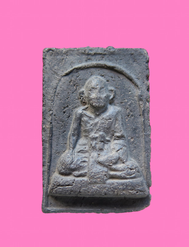 พระเนื้อผง รูปเหมือน ไม่ทราบเกจิ หลังยันต์