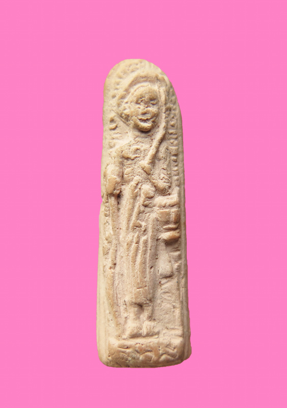 พระผง พิมพ์ครูบาศรีวิชัย เนื้อผง เก่า ไม่ทราบวัด