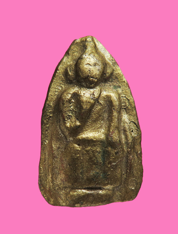 พระปางประทานพร(ยืน) หลังยันต์ ทาทองบอล์น เก่า