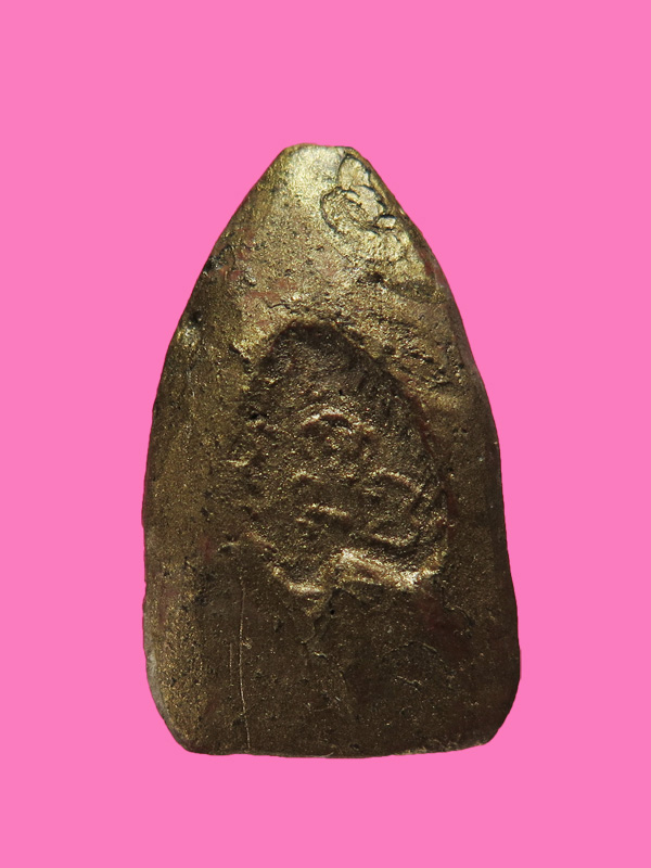 พระปางประทานพร(ยืน) หลังยันต์ ทาทองบอล์น เก่า