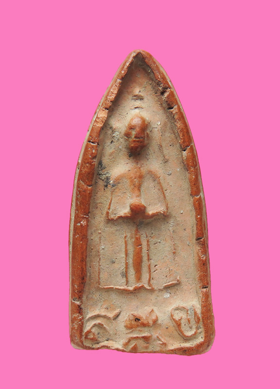 พระเนื้อดิน ปางอุ้มบาตร ส.ข. ไม่ทราบที่