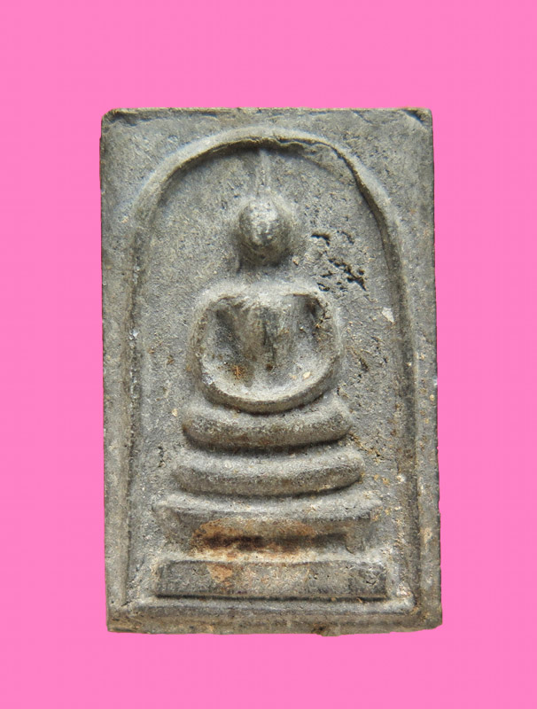 สมเด็จเนื้อผงใบลาน หลังมีลายผ้า