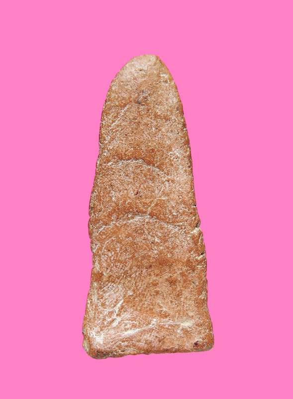 พระเนื้อดิน พิมพ์เจดีย์ ไม่ทราบวัด